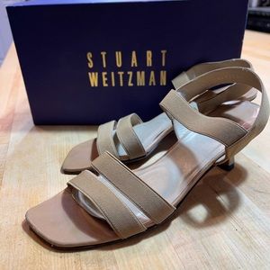 Vintage Stuart Weitzman Beige Sandals size 8.5 narrow